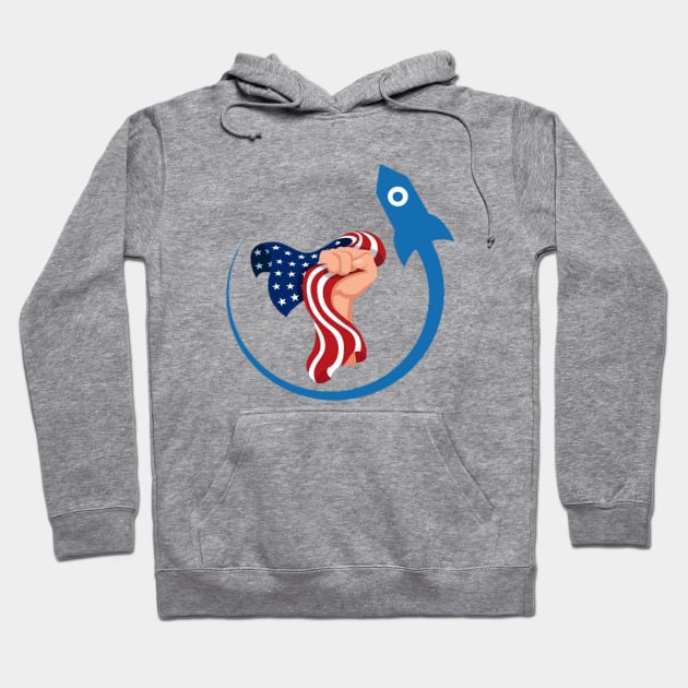 Launch America Hoodie by DZCHIBA